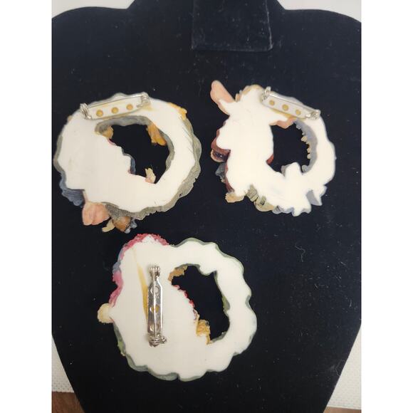 Vintage 1995 Boyd's Bear Holiday Pins Lot of 3 Christmas brooch - Picture 6 of 6